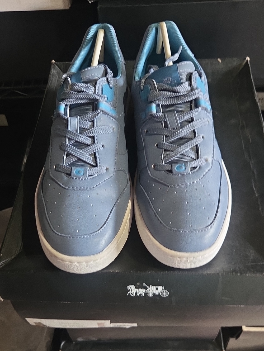 Coach Men's Low-Top Sneakers in Light Blue